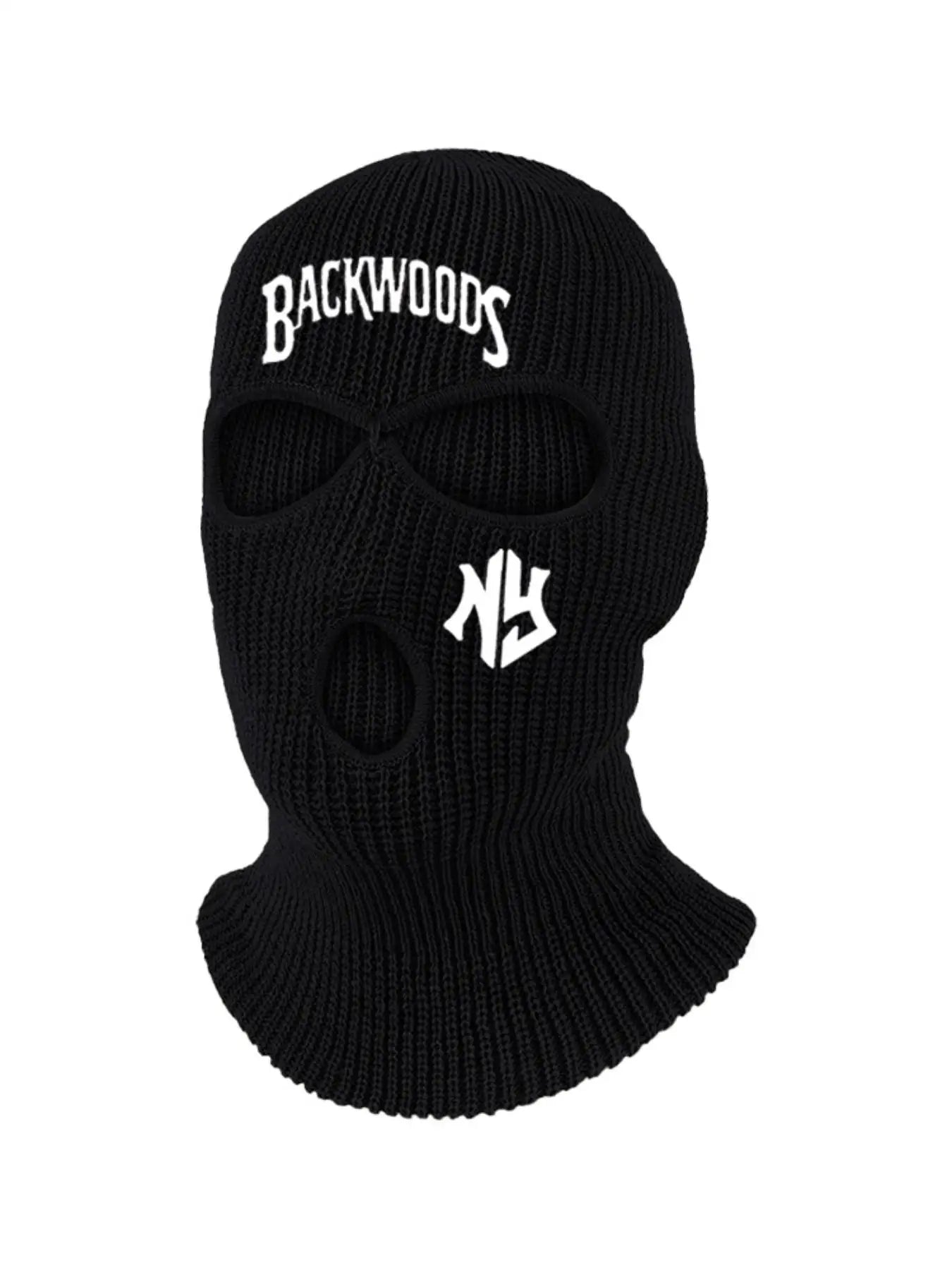 1/2PC 3-hole Halloween Fun Hat Knitted Full Face Ski Mask Winter Balaclava Warm Knitted Full Face Mask Outdoor Sports
