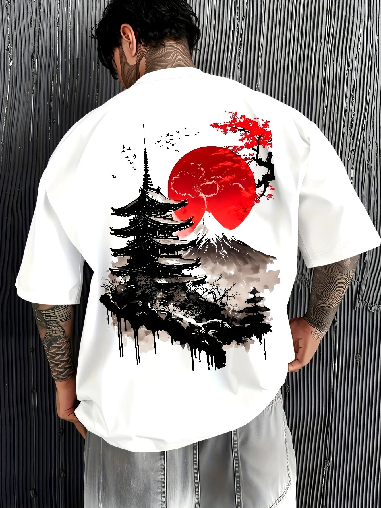 streat T-shirt over size