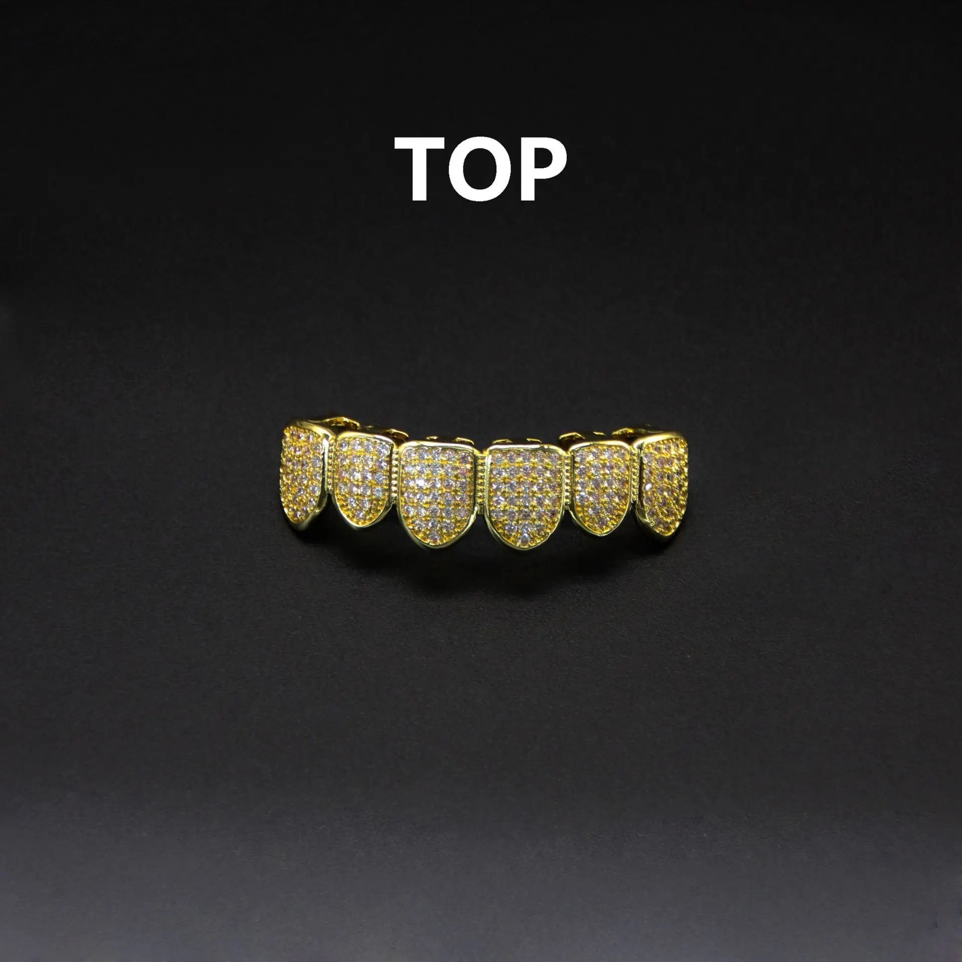 Fit Silver Plated CZ Teeth Set For Unisex Top Bottom Mouth Gold Silver Color Teeth Tooth Cap Removable HipHop Fashion Jewelry