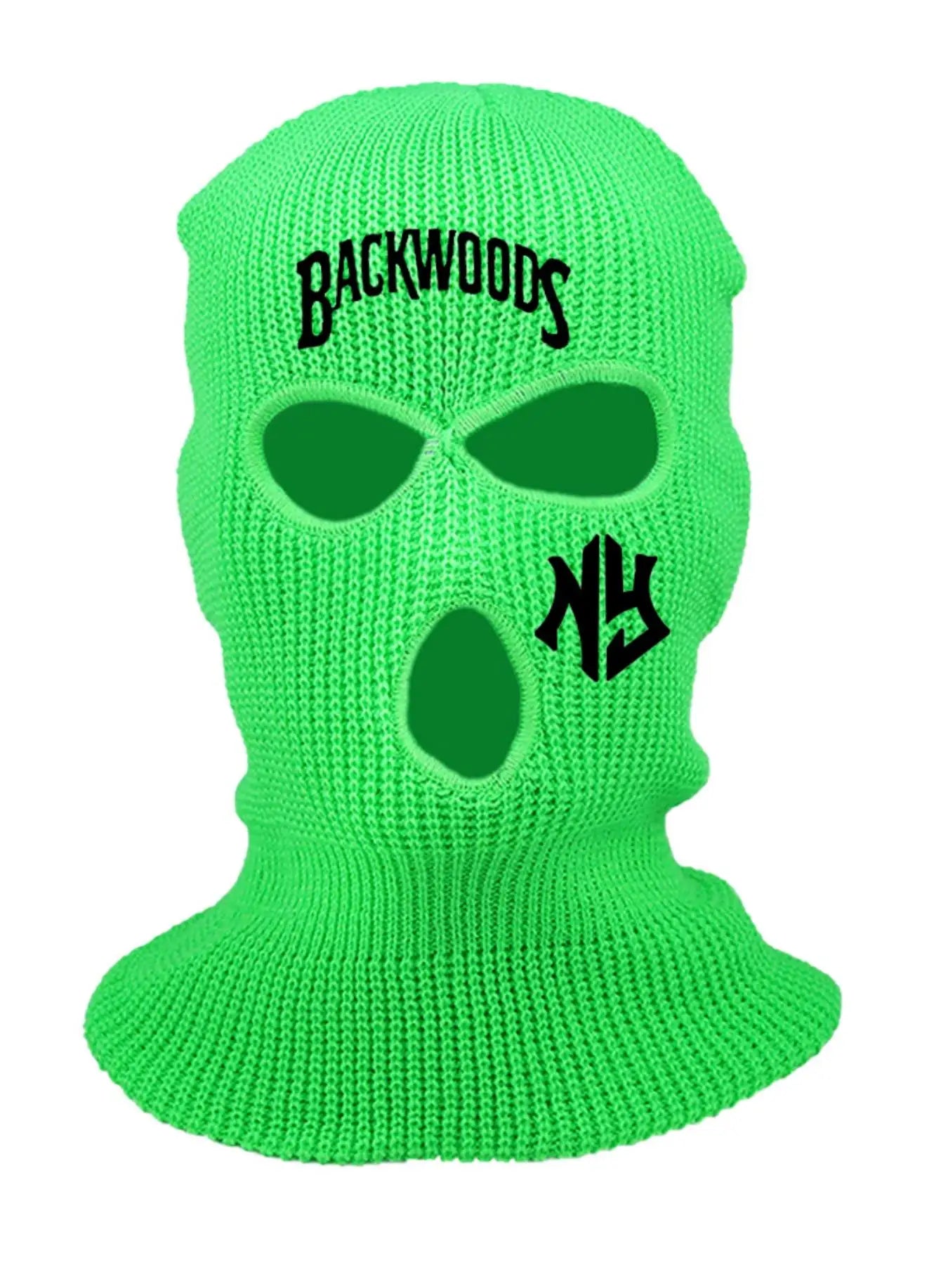 1/2PC 3-hole Halloween Fun Hat Knitted Full Face Ski Mask Winter Balaclava Warm Knitted Full Face Mask Outdoor Sports