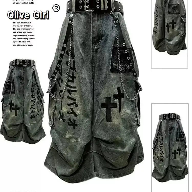 over size fashion jean