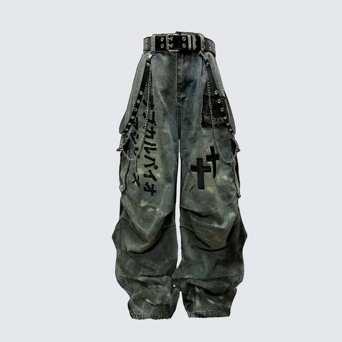 over size fashion jean