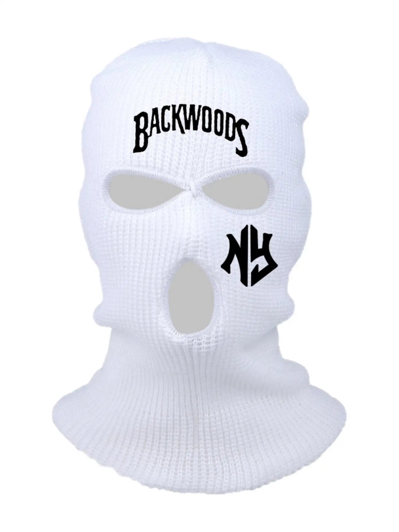 1/2PC 3-hole Halloween Fun Hat Knitted Full Face Ski Mask Winter Balaclava Warm Knitted Full Face Mask Outdoor Sports