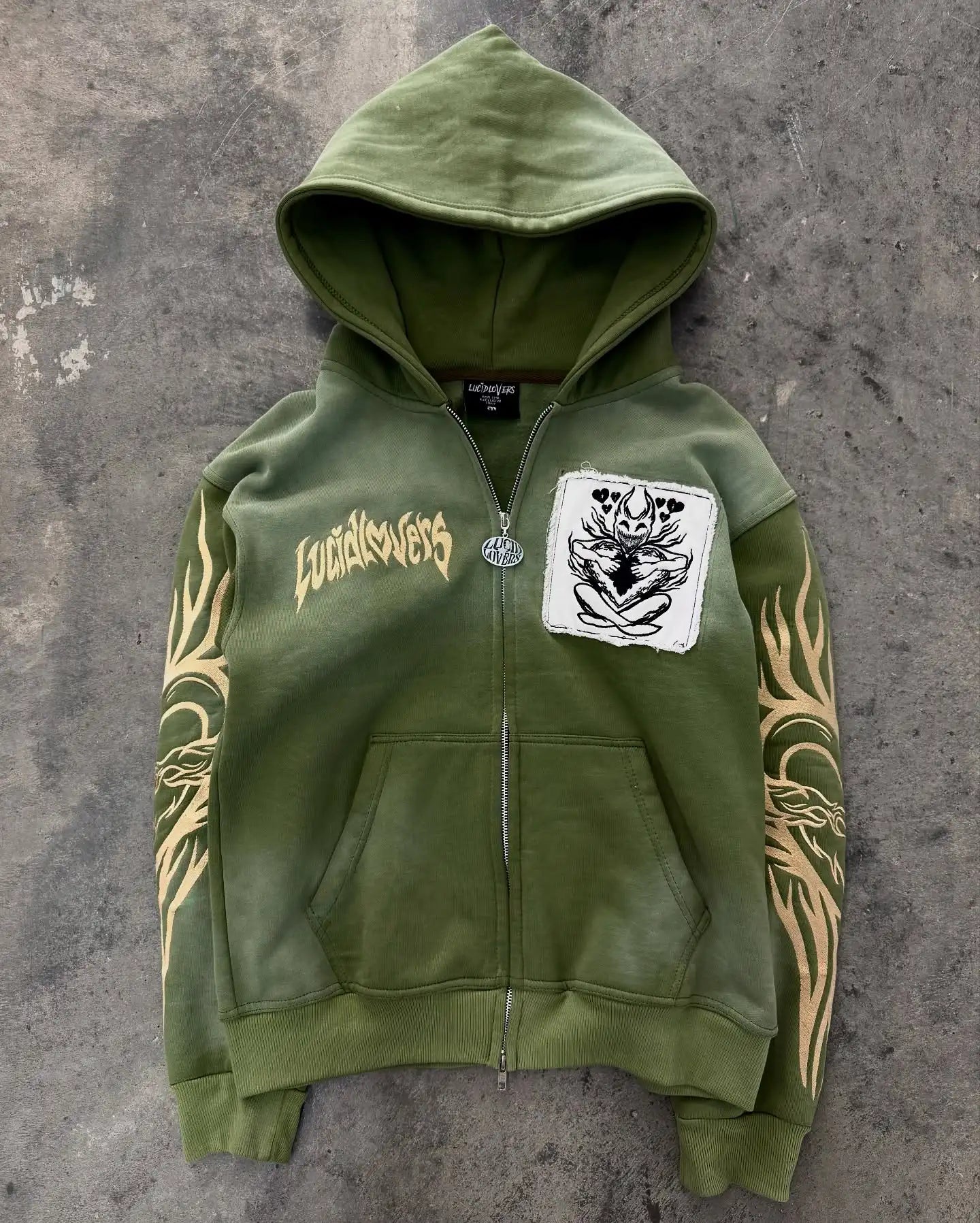Y2K New Korean Version of College Style Spice Girl Zipper Hoodie Women Harajuku Casual Loose Fleece Thick Sweatshirt Punk Hoodie