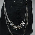 Personalized simple popular metal skull pants chain punk hip-hop retro pendant