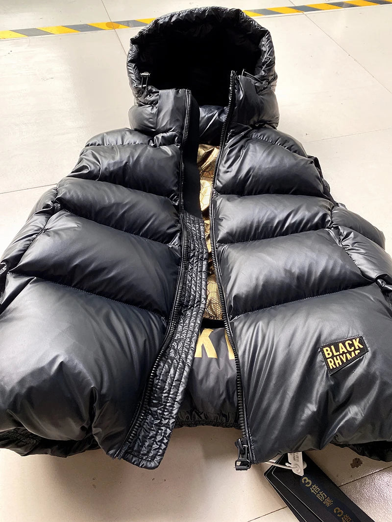 High-end Warn Goose Down Vests Jacket Outer 2023 Winter New Man's and Women's Thickened Sleeveless Hooded Short Down Vest Coat